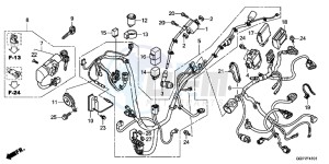 NSC50T2F NSC50T2 UK - (E) drawing WIRE HARNESS (NSC502WH/ T2)