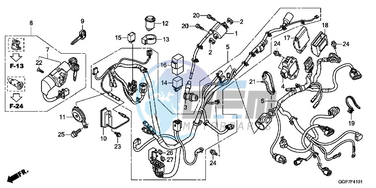 WIRE HARNESS (NSC502WH/ T2)