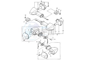 YZF R THUNDER CAT 600 drawing FLASHER LIGHT