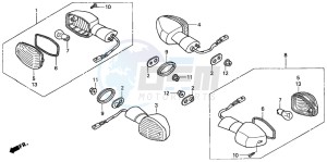 CBR900RR drawing WINKER (2)