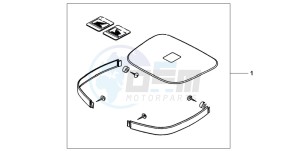 NSS250 drawing TOP BOX PANEL KIT - NH-A13M