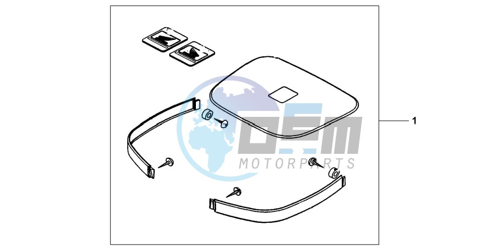 TOP BOX PANEL KIT - NH-A13M