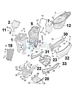 Tweet 125 VX drawing COWLING