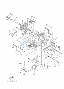 F15CES drawing FRONT-FAIRING-BRACKET