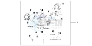 XL700VA drawing FRONT FOG LIGHT