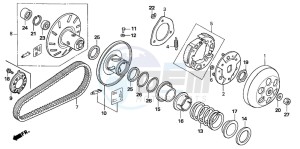 NSS250EX FORZA EX drawing DRIVEN FACE