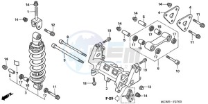 VFR8009 Europe Direct - (ED / MME) drawing REAR CUSHION (VFR800)