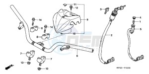 TRX90XB drawing HANDLE PIPE