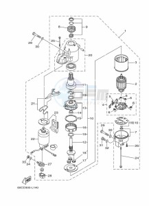 F100BETL drawing STARTER-MOTOR