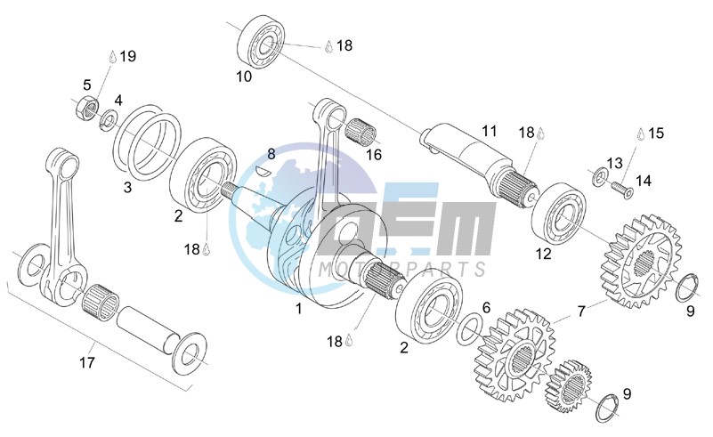 Crankshaft - Balance shaft