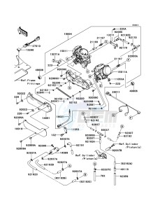 KVF650_4X4 KVF650FDF EU GB drawing Carburetor