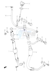 DR350 (E28) drawing OIL HOSE