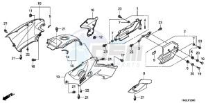 VFR1200XH Europe Direct - (ED) drawing CYLINDER HEAD (FRONT)