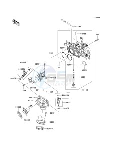 VN 900 B [VULCAN 900 CLASSIC] (6F-9F) B9F drawing THROTTLE-- B8F_B9F- -