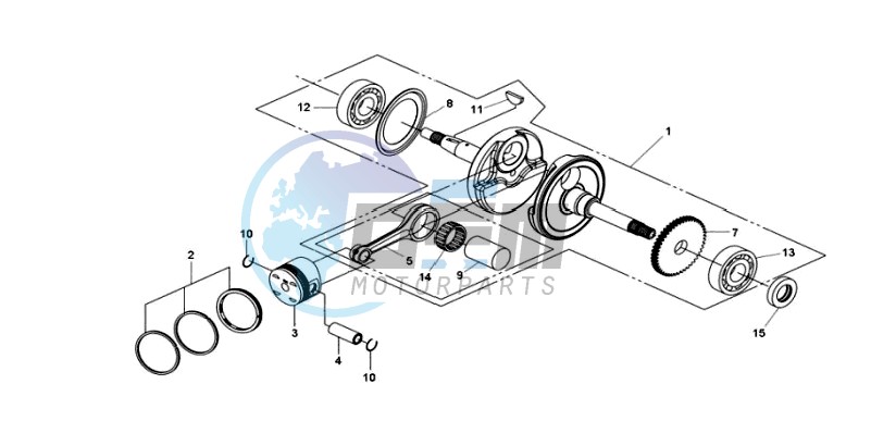 CRANKSHAFT / PISTON / PISTON RING