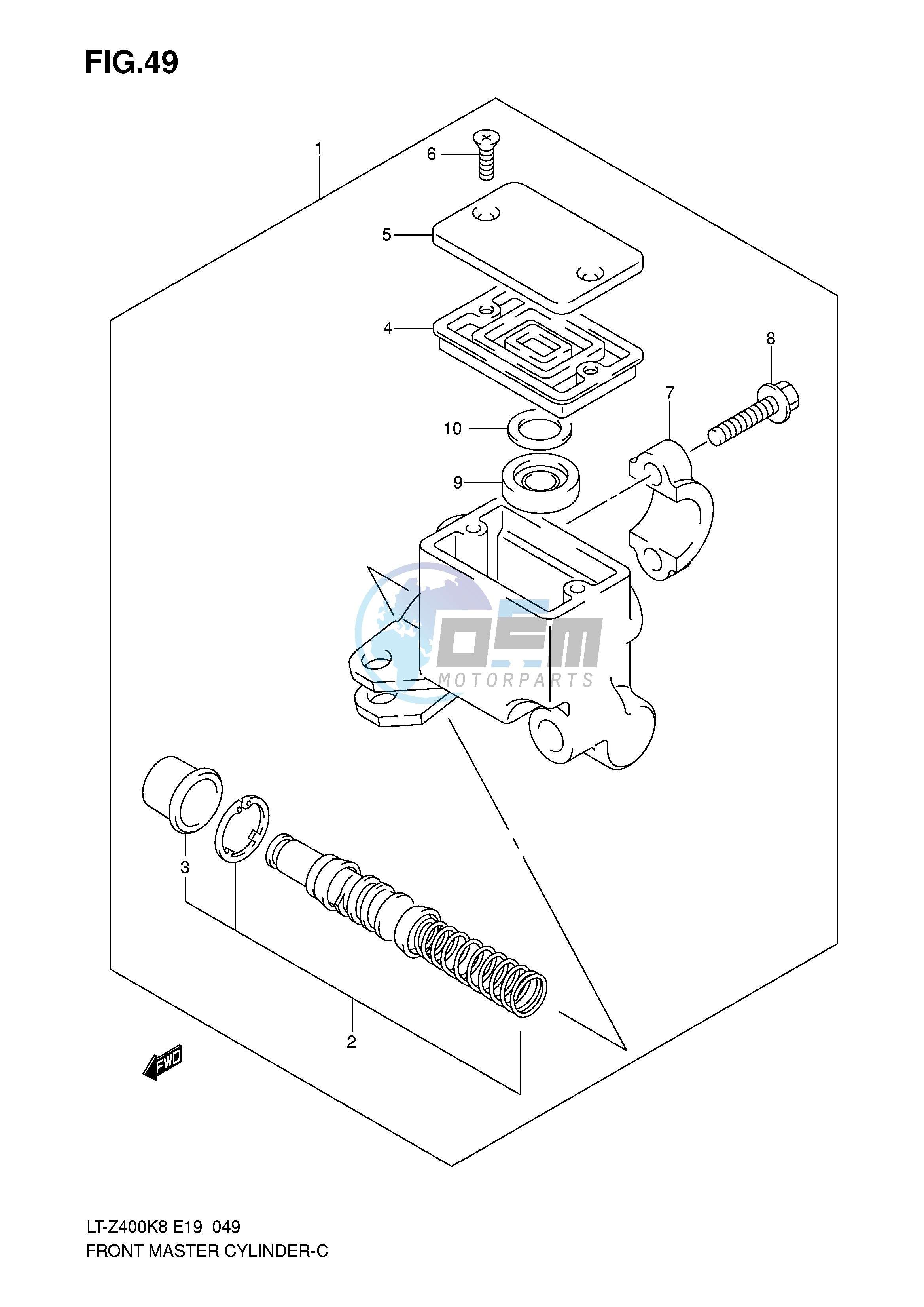 FRONT MASTER CYLINDER