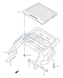 DR800S (E4) drawing SPORT CARRIER