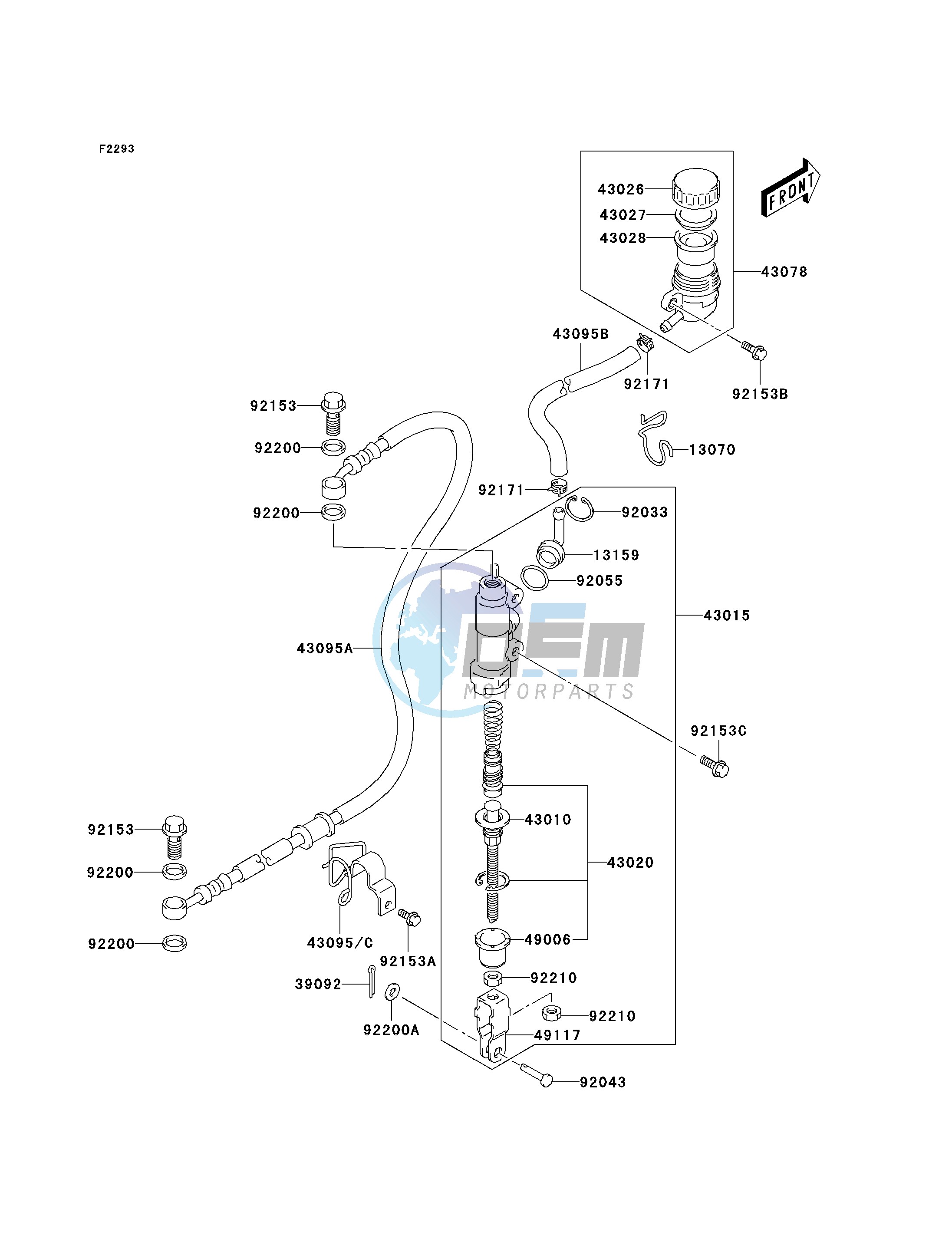 REAR MASTER CYLINDER