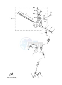 XC115S D'ELIGHT (2EP1 2EP3) drawing FRONT MASTER CYLINDER