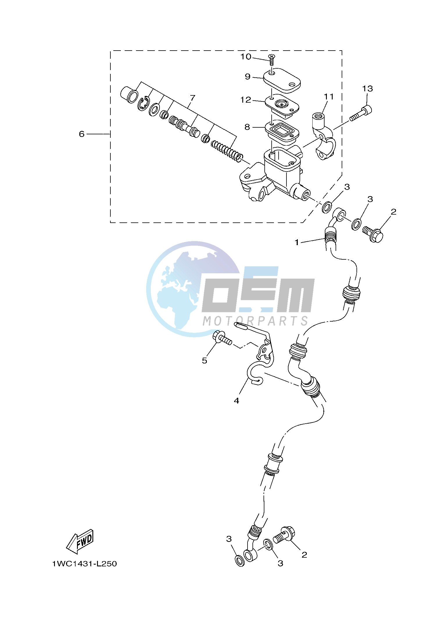 FRONT MASTER CYLINDER