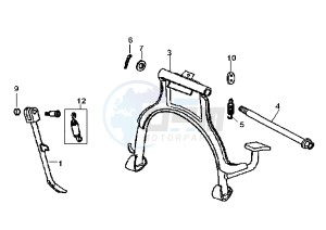 HUSKY - 125 cc drawing STAND