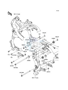 VERSYS_ABS KLE650DCF XX (EU ME A(FRICA) drawing Engine Mount