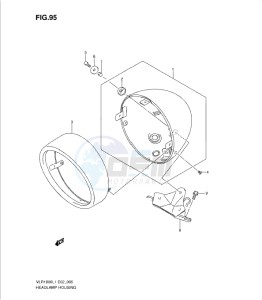 VLR1800 drawing HEADLAMP HOUSING