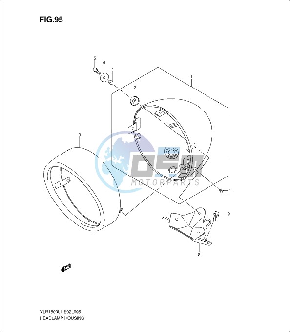 HEADLAMP HOUSING