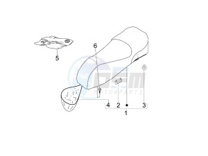 Granturismo 125 L Potenziato UK drawing Saddle - Tool roll