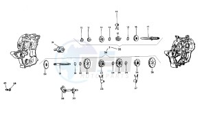 Pegaso 50 GT and LS drawing Transmission 5 gear model r