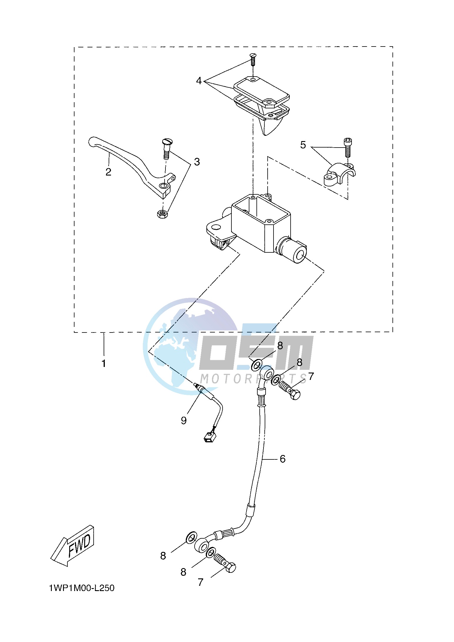 FRONT MASTER CYLINDER