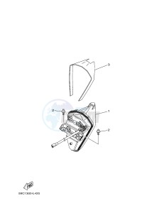 XP500A T-MAX 530 (59CT) drawing TAILLIGHT