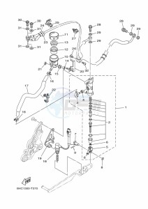 MT-07 MTN690 (BATS) drawing REAR MASTER CYLINDER