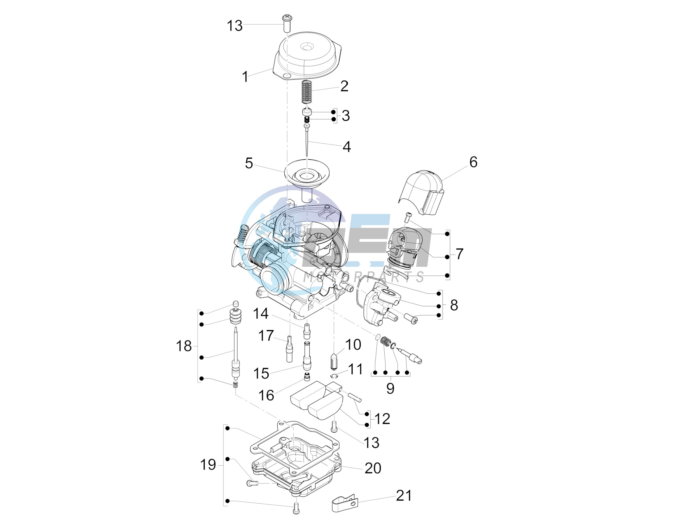 Carburetor's components