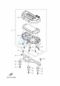 YZF250-A (B1X5) drawing METER