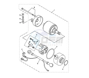 XC FLY ONE 150 drawing STARTING MOTOR