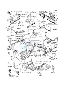 NINJA ZX-12R ZX1200B6F FR GB XX (EU ME A(FRICA) drawing Chassis Electrical Equipment