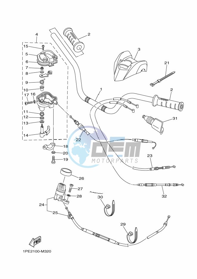 STEERING HANDLE & CABLE