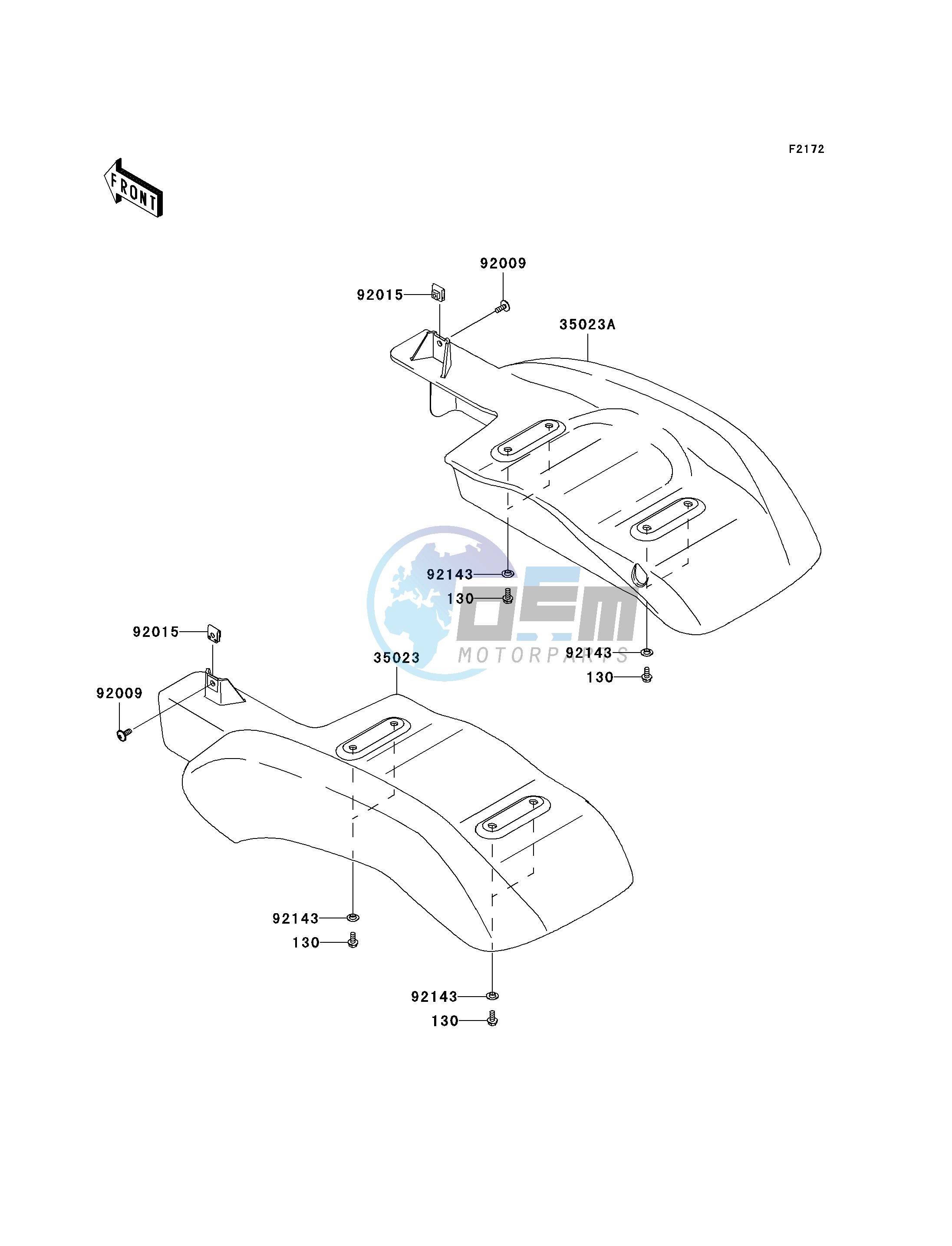 REAR FENDER-- S- -