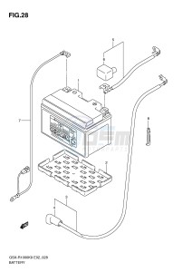 GSX-R1000 (E2) drawing BATTERY