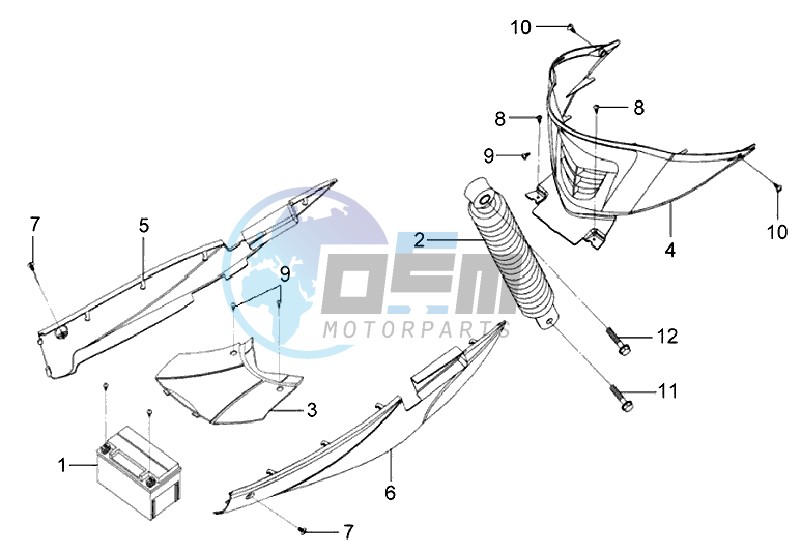 REAR SUSPENSION - COWLING