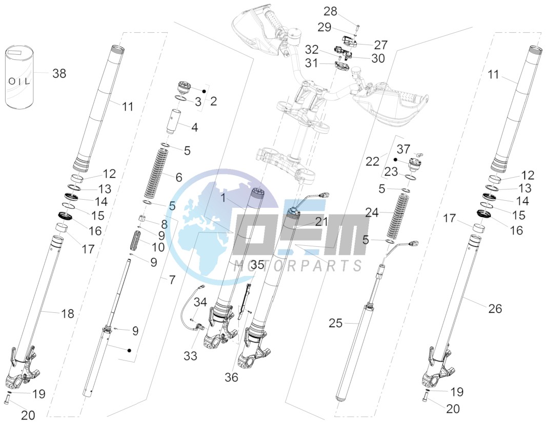 Front fork Dynamic Damping Sachs