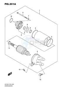 UH125 BURGMAN EU drawing STARTING MOTOR