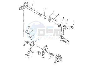 YZ F 426 drawing SHIFT SHAFT