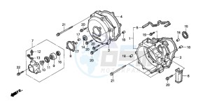 ST1100A drawing CLUTCH COVER