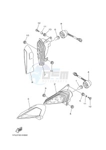 YFM700R YFM700RSF RAPTOR 700 SPECIAL EDITION (B463) drawing HEADLIGHT