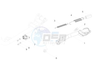 V7 III Stone 750 e4 (NAFTA) drawing Central stand