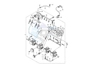 YZF R46 600 drawing THROTTLE BODY