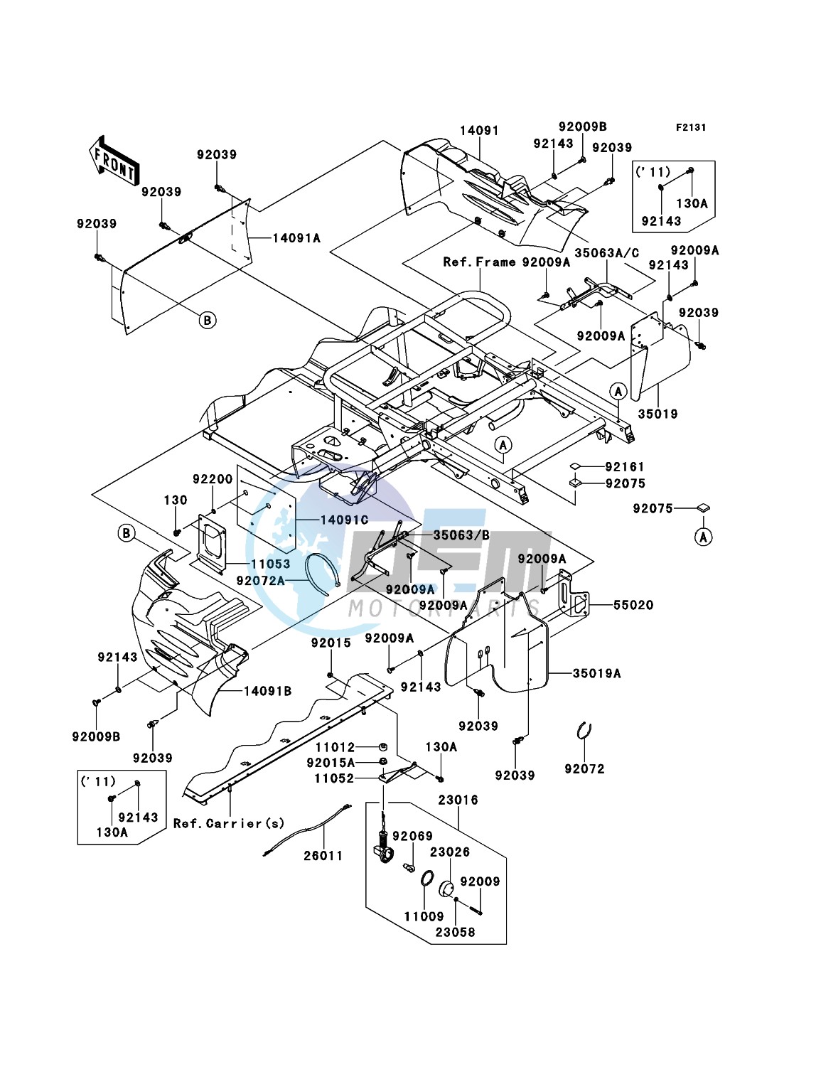 Frame Fittings(Rear)