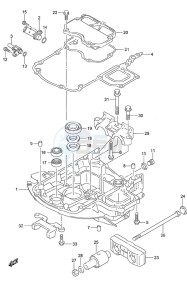 DF 70A drawing Engine Holder